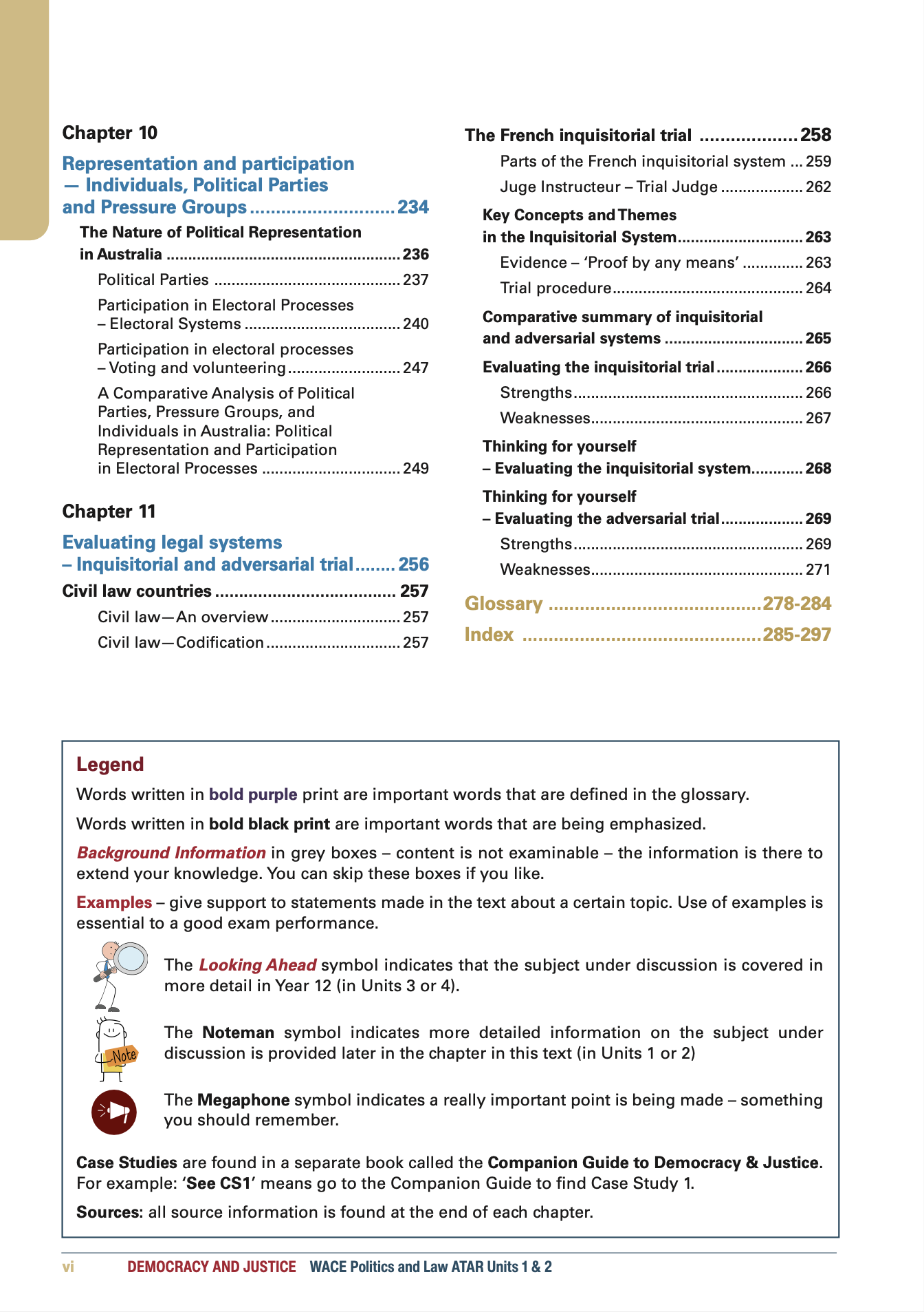 Year 11 Textbook & Companion Guide - Democracy & Justice: Units 1 & 2: Second Edition [2025]