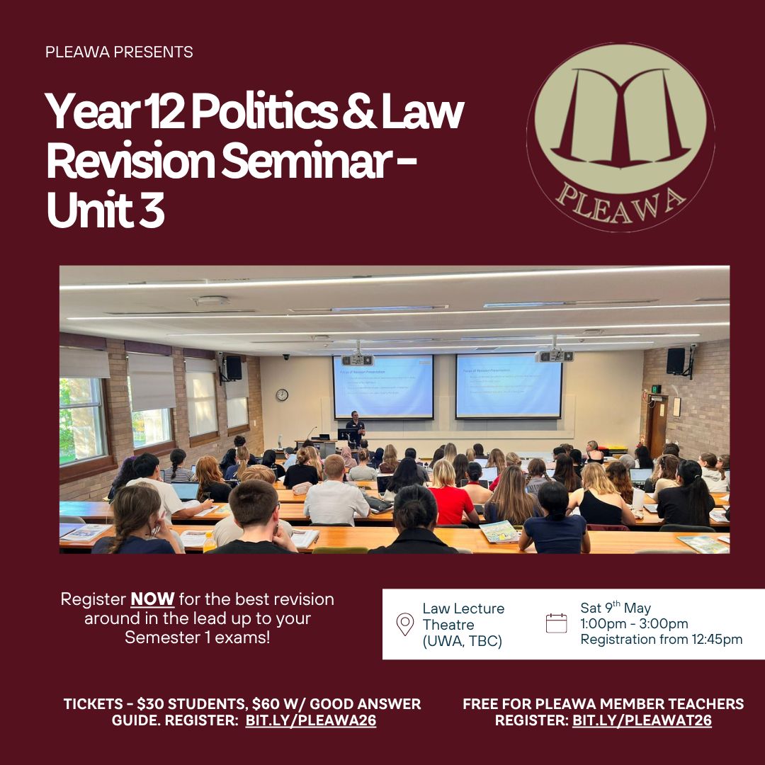 Year 12 Revision Seminar 2026