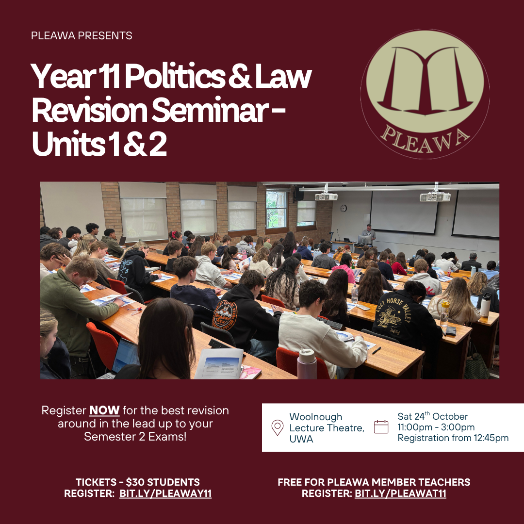 Year 11 - Semester 2 Revision Seminar